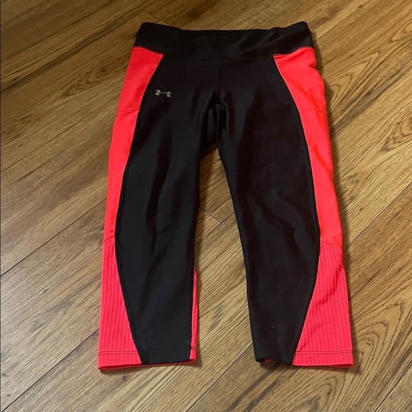 Under Armour Other - Under Armour Kids Black and Red Leggings (Bin F)​